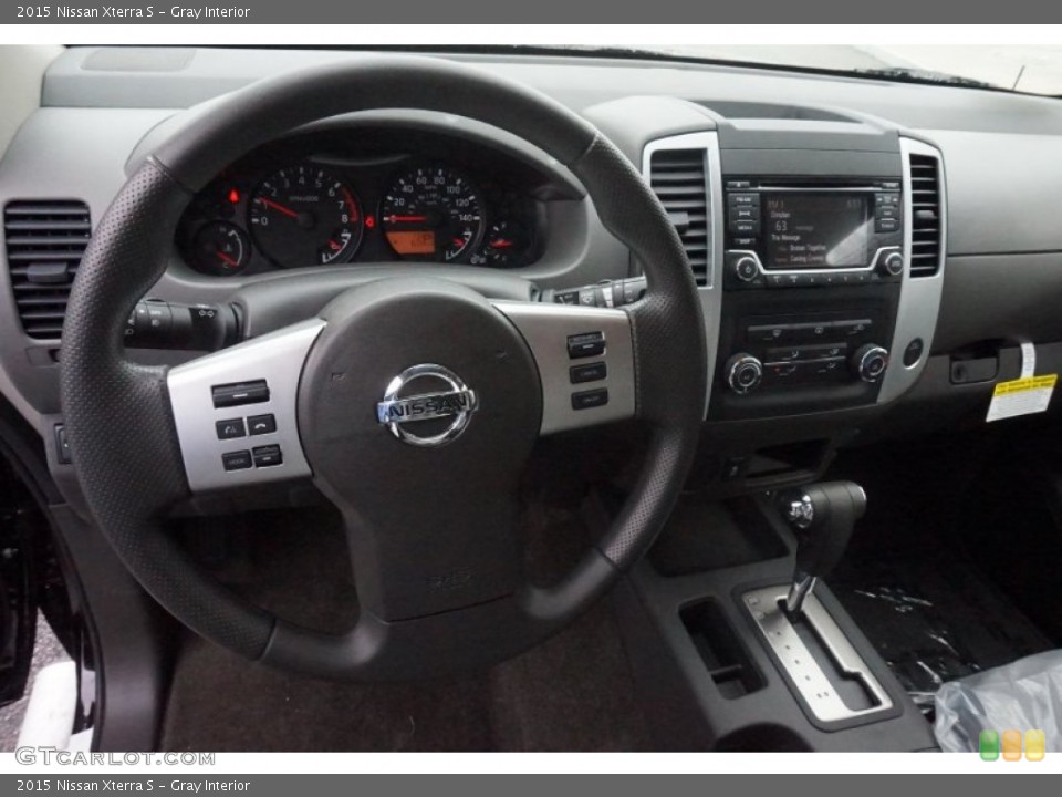 Gray Interior Dashboard for the 2015 Nissan Xterra S #102185306