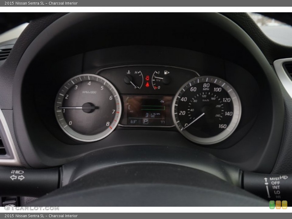 Charcoal Interior Gauges for the 2015 Nissan Sentra SL #102185606