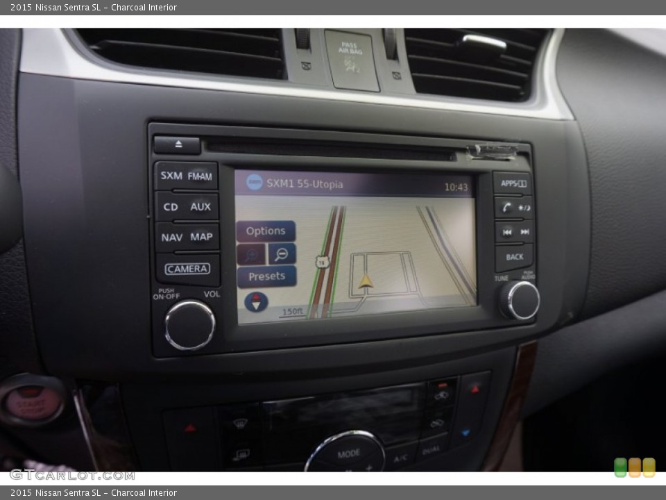 Charcoal Interior Navigation for the 2015 Nissan Sentra SL #102185612