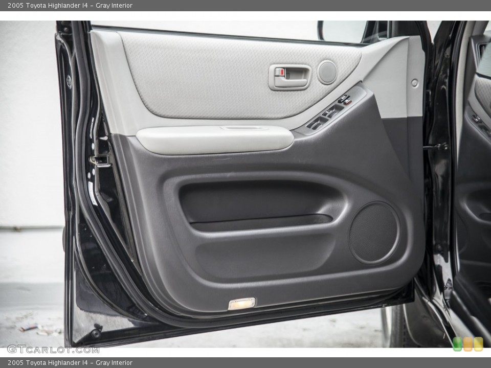 Gray Interior Door Panel for the 2005 Toyota Highlander I4 #102185864