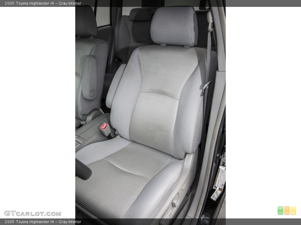 Gray Interior Front Seat for the 2005 Toyota Highlander I4 #102185888