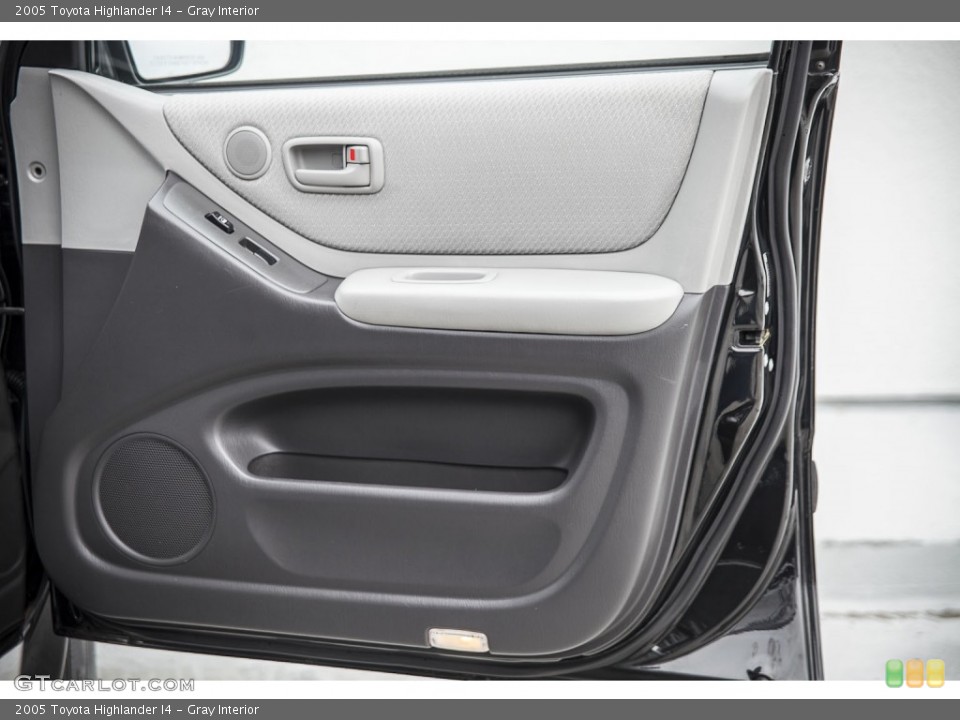 Gray Interior Door Panel for the 2005 Toyota Highlander I4 #102185921
