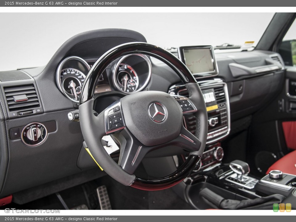 designo Classic Red Interior Dashboard for the 2015 Mercedes-Benz G 63 AMG #102186906