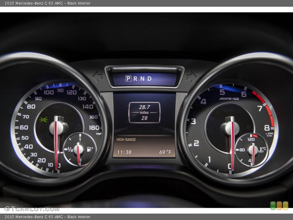 Black Interior Gauges for the 2015 Mercedes-Benz G 63 AMG #102187049