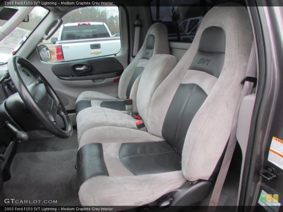 Medium Graphite Grey Interior Photo for the 2003 Ford F150 SVT Lightning #102199199