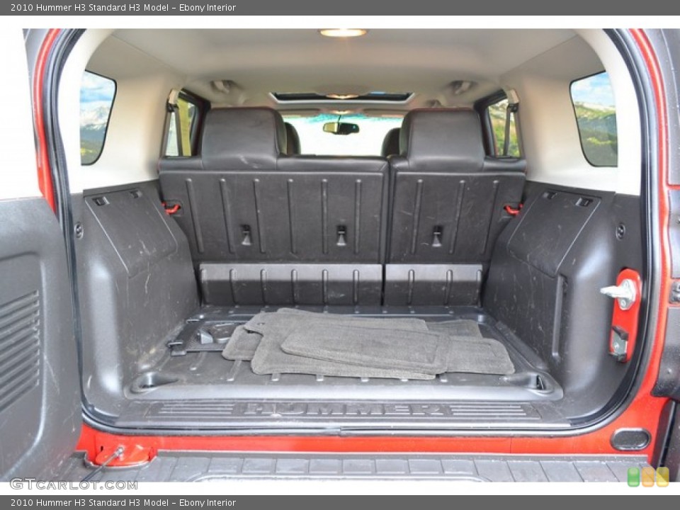 Ebony Interior Trunk for the 2010 Hummer H3  #102201065