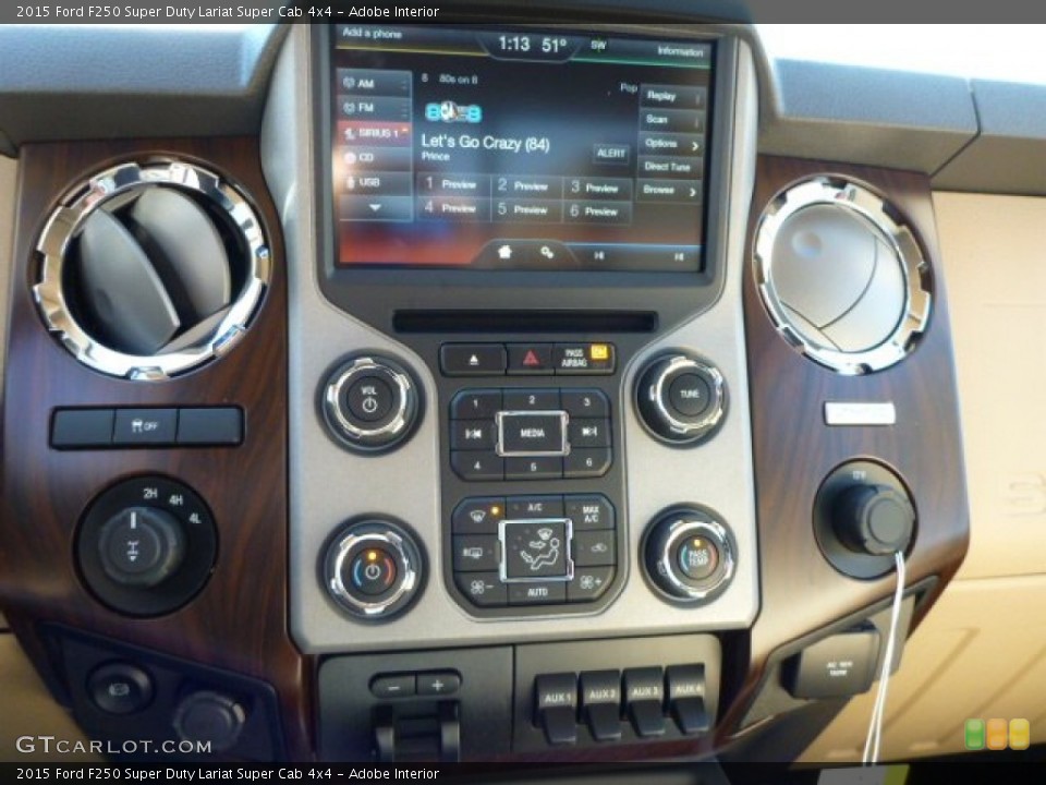 Adobe Interior Controls for the 2015 Ford F250 Super Duty Lariat Super Cab 4x4 #102201719