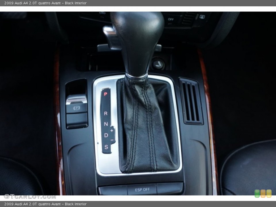 Black Interior Transmission for the 2009 Audi A4 2.0T quattro Avant #102202880