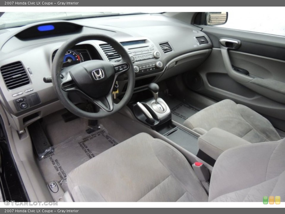 Gray Interior Photo for the 2007 Honda Civic LX Coupe #102204134