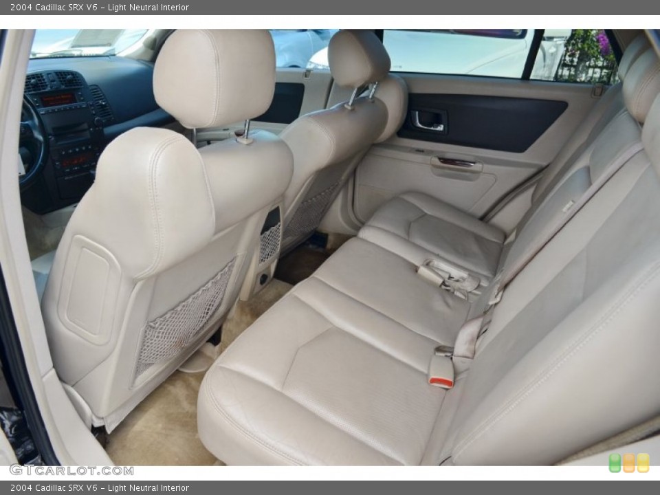 Light Neutral Interior Rear Seat for the 2004 Cadillac SRX V6 #102213134