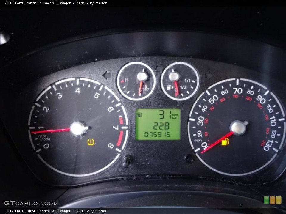 Dark Grey Interior Gauges for the 2012 Ford Transit Connect XLT Wagon #102216317