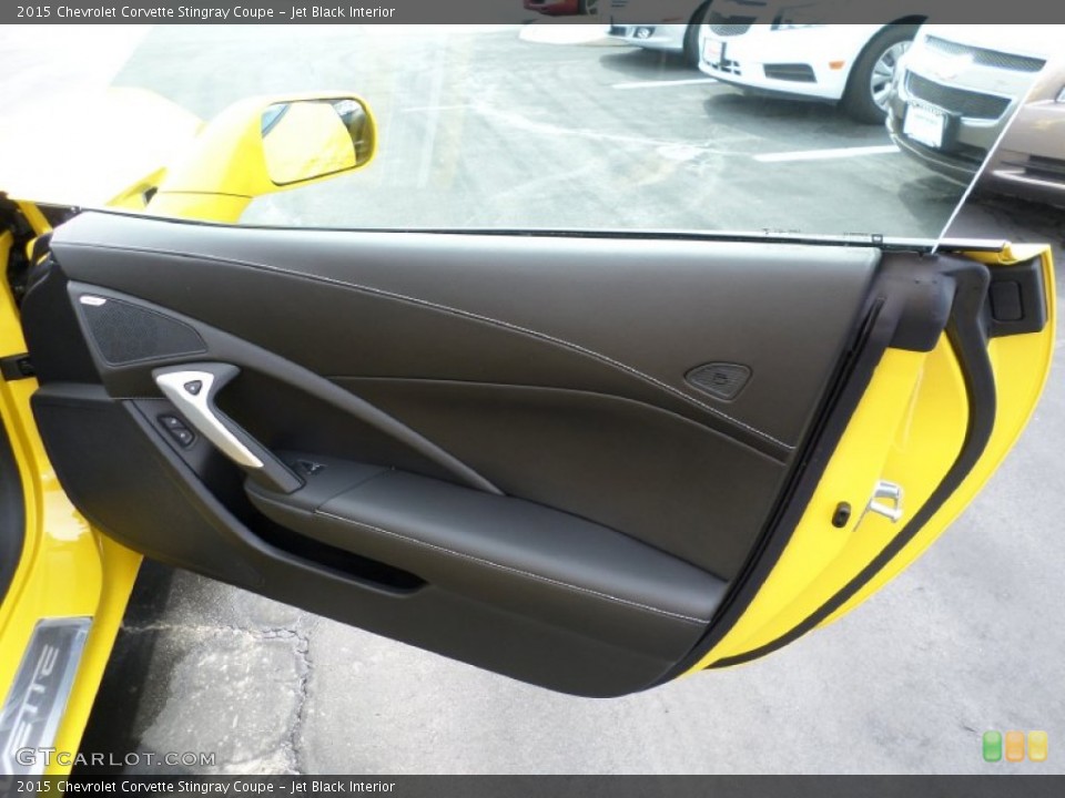 Jet Black Interior Door Panel for the 2015 Chevrolet Corvette Stingray Coupe #102218441