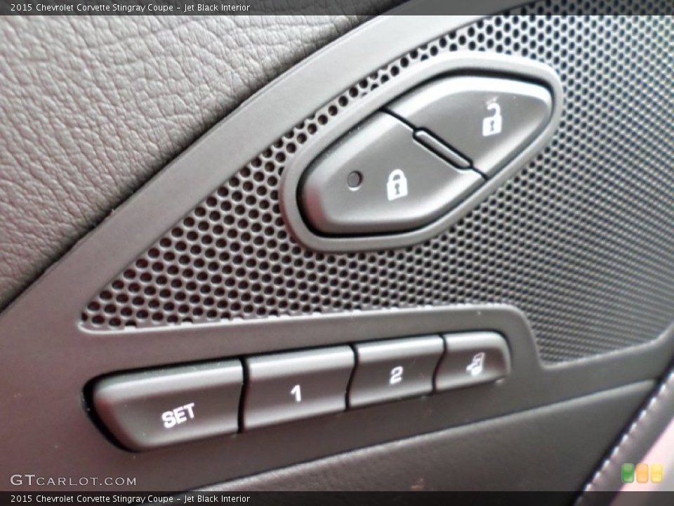 Jet Black Interior Controls for the 2015 Chevrolet Corvette Stingray Coupe #102218516
