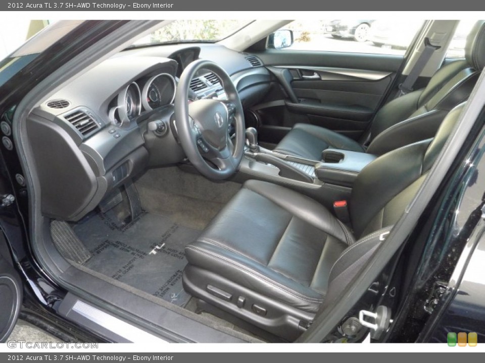 Ebony Interior Photo for the 2012 Acura TL 3.7 SH-AWD Technology #102218903