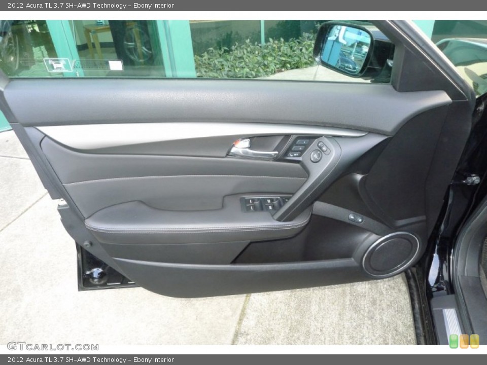 Ebony Interior Door Panel for the 2012 Acura TL 3.7 SH-AWD Technology #102218916