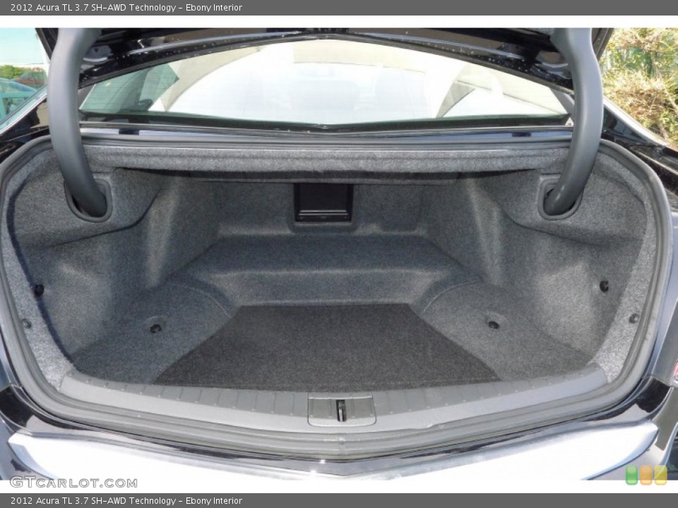 Ebony Interior Trunk for the 2012 Acura TL 3.7 SH-AWD Technology #102219068