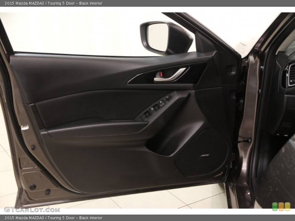 Black Interior Door Panel for the 2015 Mazda MAZDA3 i Touring 5 Door #102219203