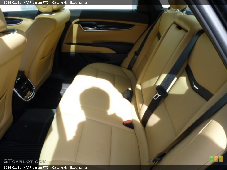 Caramel/Jet Black Interior Rear Seat for the 2014 Cadillac XTS Premium FWD #102220040