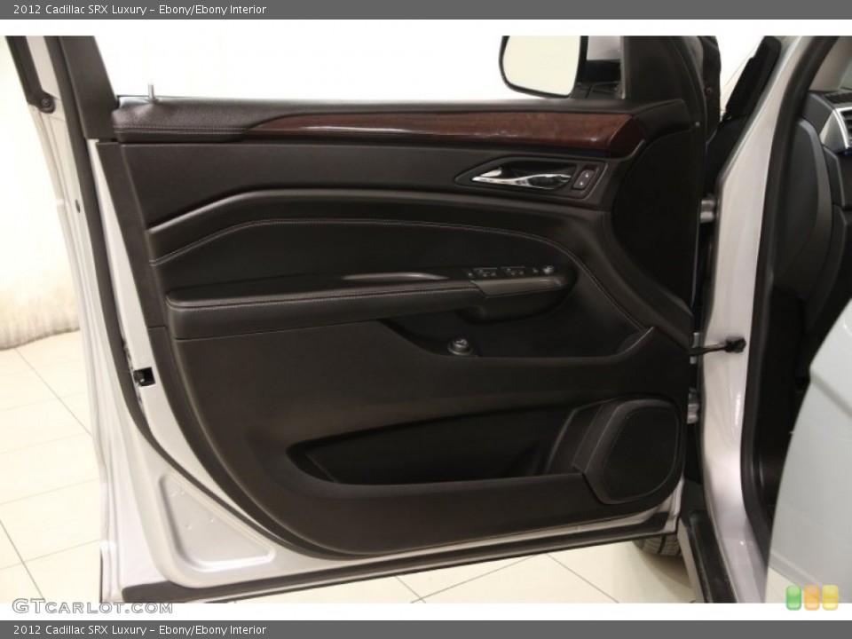 Ebony/Ebony Interior Door Panel for the 2012 Cadillac SRX Luxury #102220492