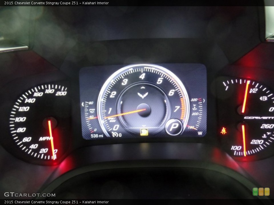 Kalahari Interior Gauges for the 2015 Chevrolet Corvette Stingray Coupe Z51 #102227515