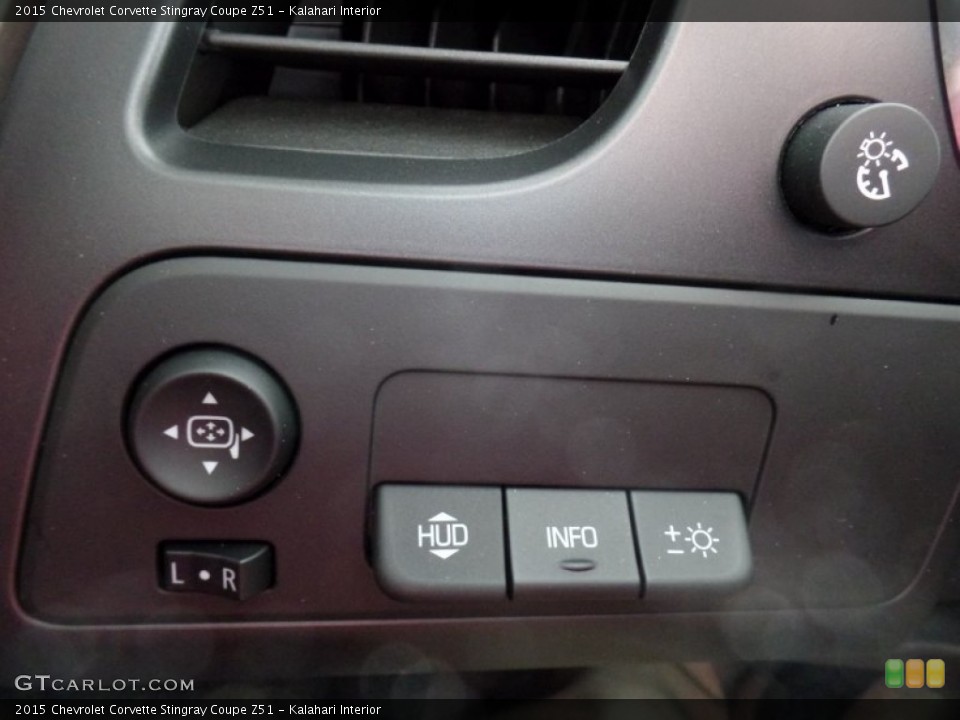 Kalahari Interior Controls for the 2015 Chevrolet Corvette Stingray Coupe Z51 #102227569