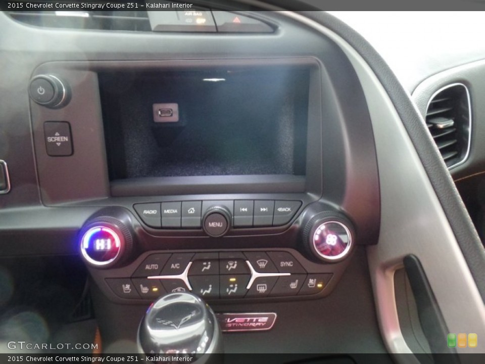 Kalahari Interior Controls for the 2015 Chevrolet Corvette Stingray Coupe Z51 #102227947