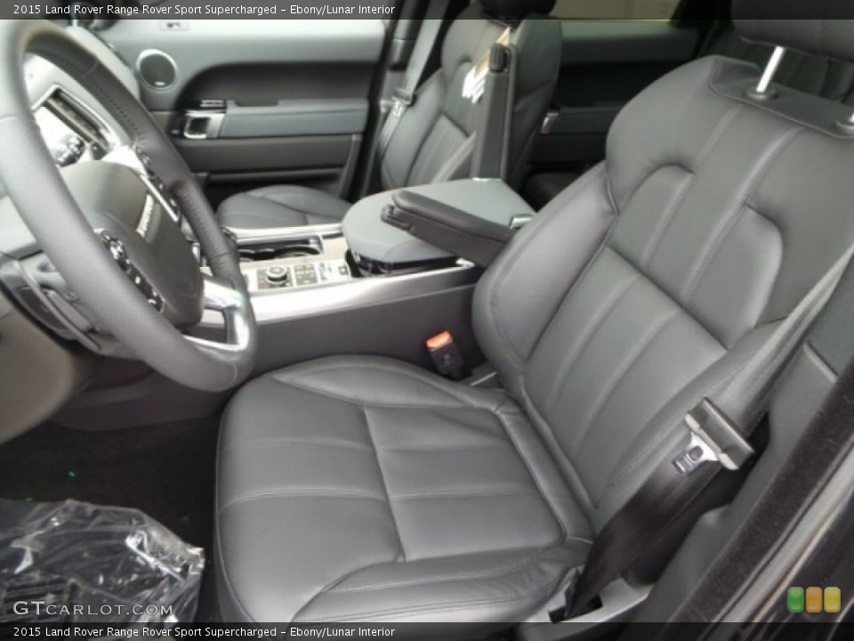 Ebony/Lunar Interior Front Seat for the 2015 Land Rover Range Rover Sport Supercharged #102229057