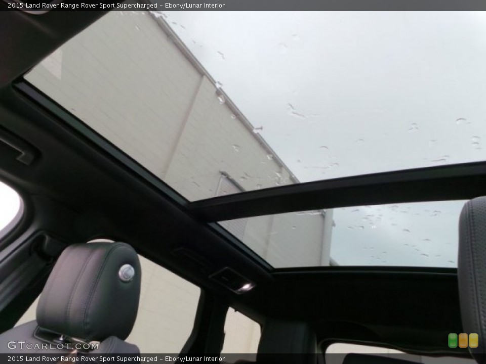 Ebony/Lunar Interior Sunroof for the 2015 Land Rover Range Rover Sport Supercharged #102229150