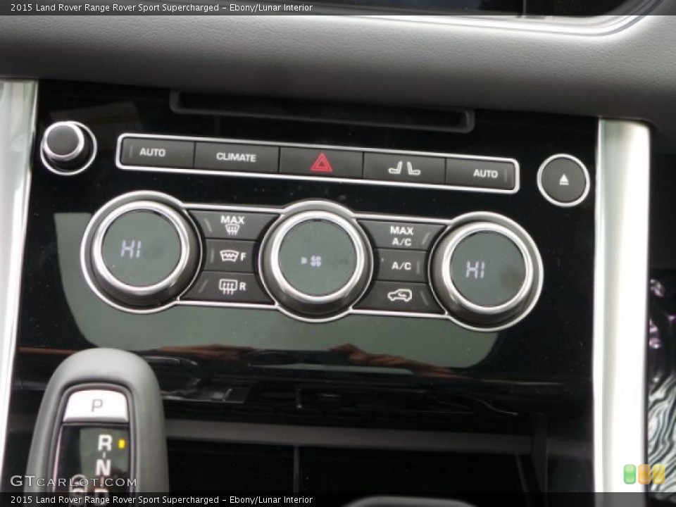 Ebony/Lunar Interior Controls for the 2015 Land Rover Range Rover Sport Supercharged #102229234