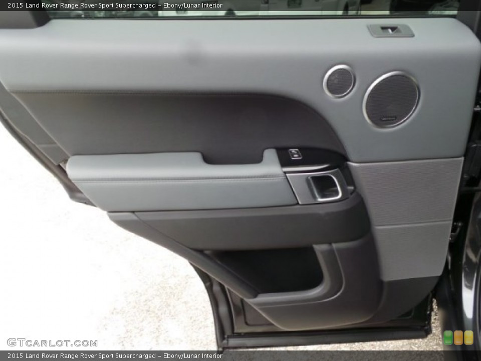 Ebony/Lunar Interior Door Panel for the 2015 Land Rover Range Rover Sport Supercharged #102229294