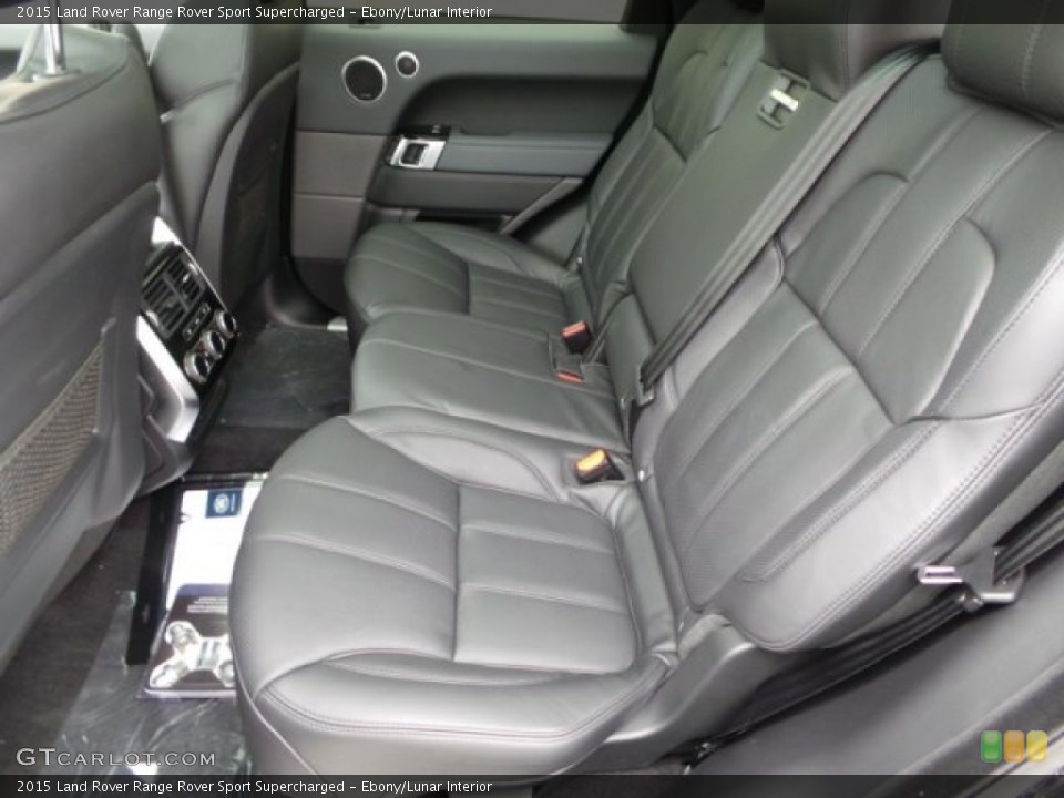 Ebony/Lunar Interior Rear Seat for the 2015 Land Rover Range Rover Sport Supercharged #102229316