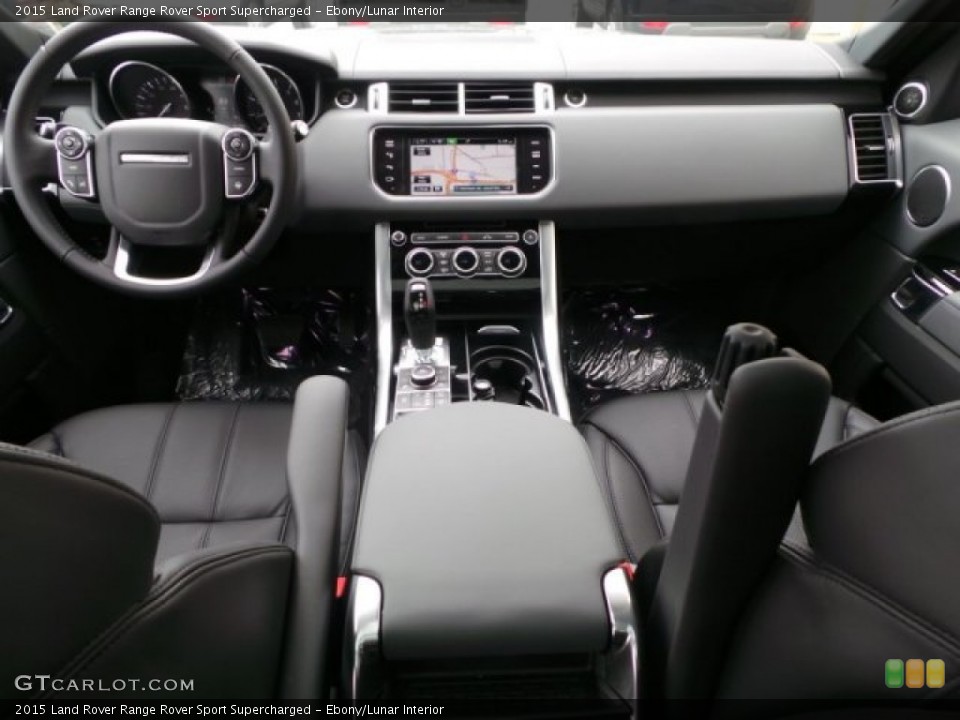 Ebony/Lunar Interior Photo for the 2015 Land Rover Range Rover Sport Supercharged #102229355