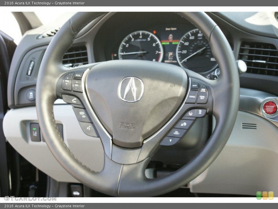 Graystone Interior Steering Wheel for the 2016 Acura ILX Technology #102229767