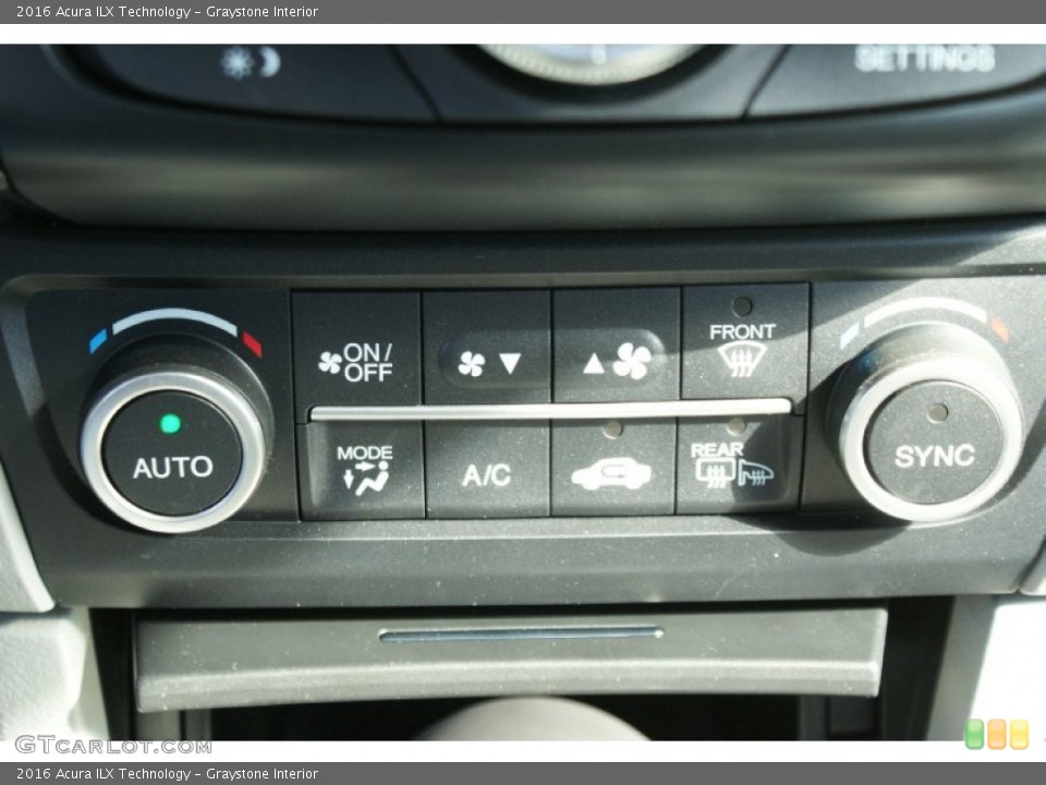 Graystone Interior Controls for the 2016 Acura ILX Technology #102229852