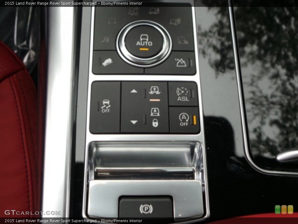 Ebony/Pimento Interior Controls for the 2015 Land Rover Range Rover Sport Supercharged #102229927