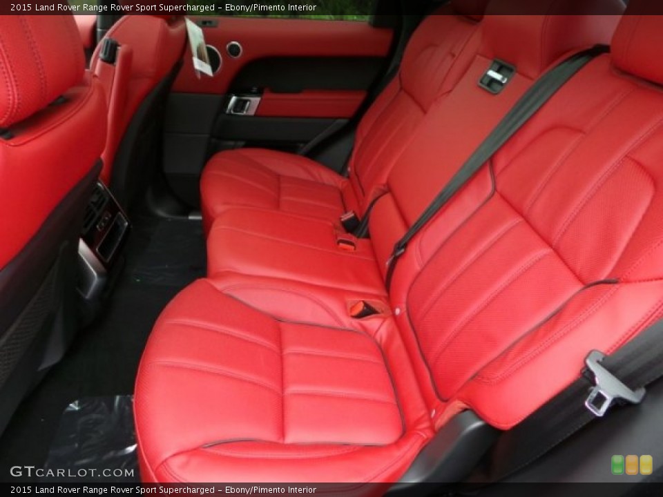 Ebony/Pimento Interior Rear Seat for the 2015 Land Rover Range Rover Sport Supercharged #102230029