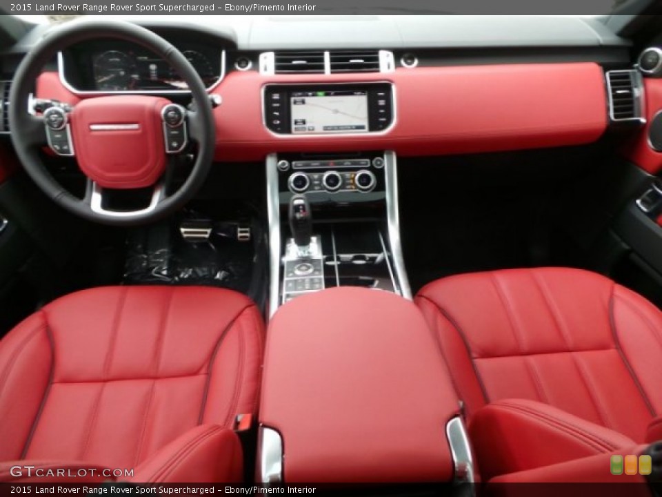 Ebony/Pimento Interior Photo for the 2015 Land Rover Range Rover Sport Supercharged #102230047