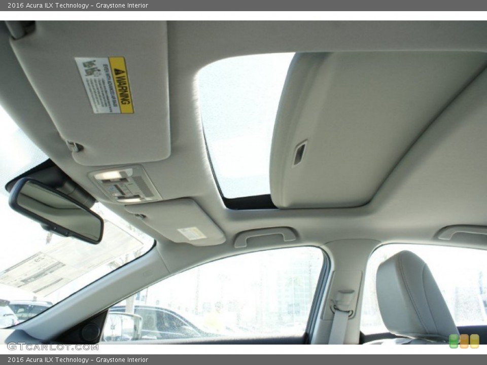 Graystone Interior Sunroof for the 2016 Acura ILX Technology #102230188