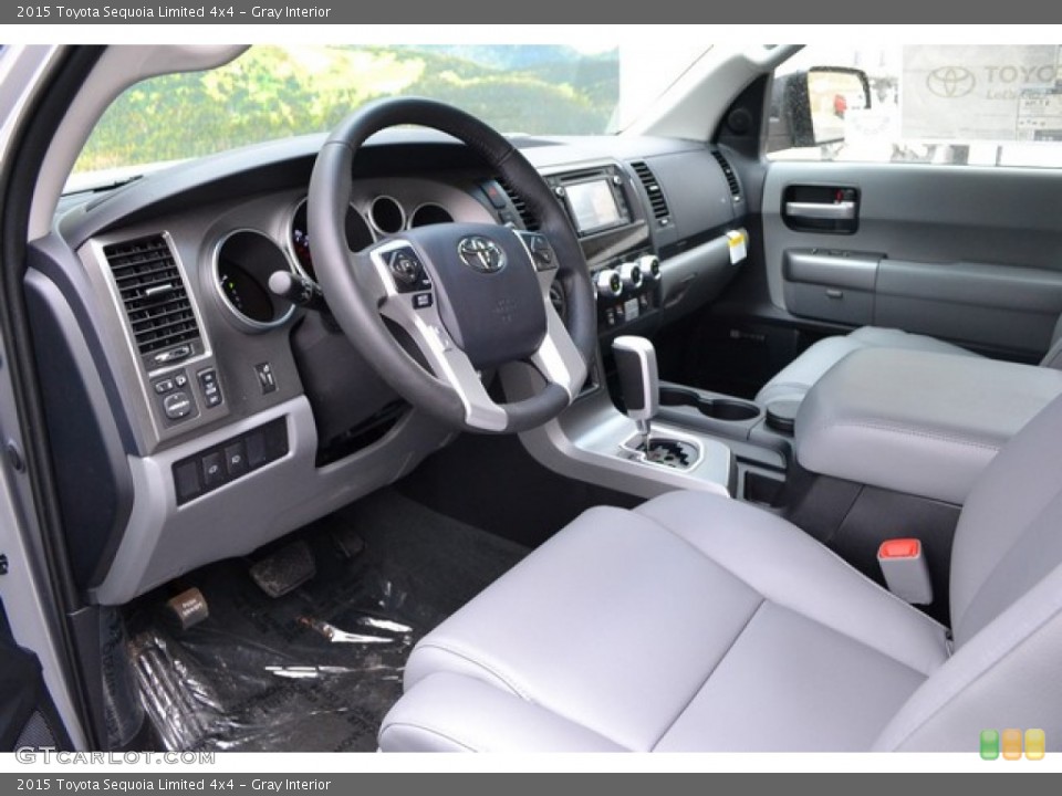 Gray 2015 Toyota Sequoia Interiors