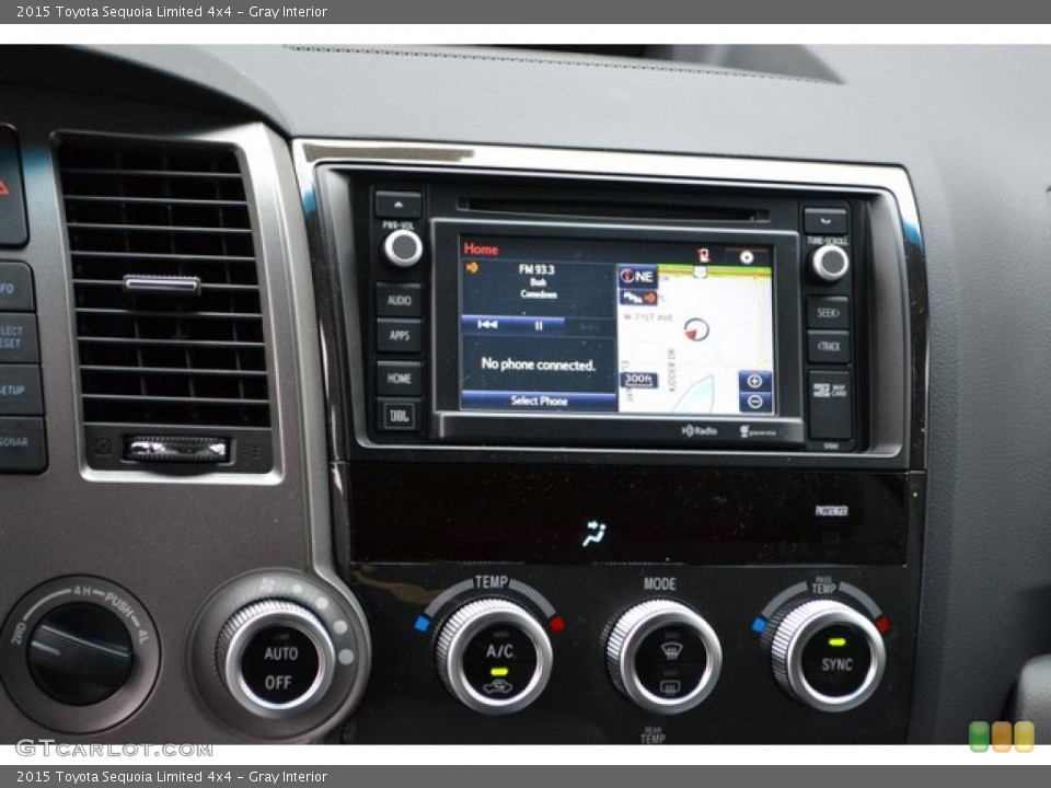 Gray Interior Navigation for the 2015 Toyota Sequoia Limited 4x4 #102236125