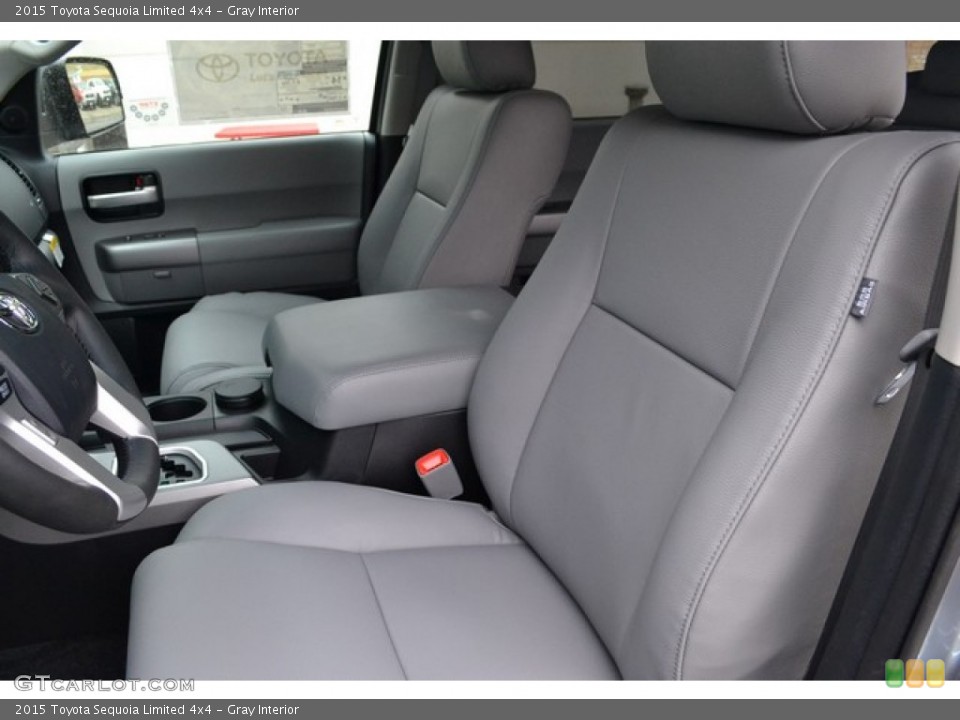 Gray Interior Front Seat for the 2015 Toyota Sequoia Limited 4x4 #102236140