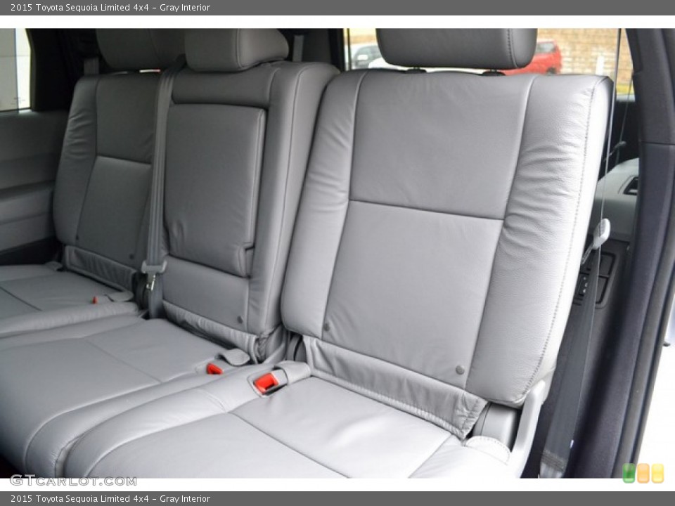 Gray Interior Rear Seat for the 2015 Toyota Sequoia Limited 4x4 #102236152