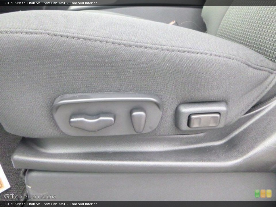 Charcoal Interior Controls for the 2015 Nissan Titan SV Crew Cab 4x4 #102237697