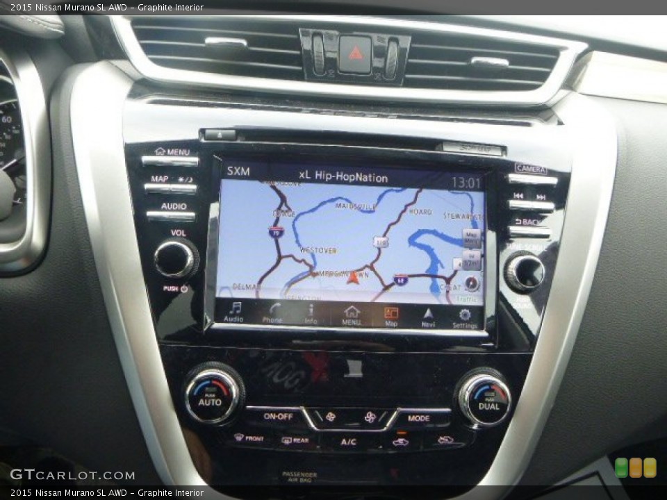 Graphite Interior Controls for the 2015 Nissan Murano SL AWD #102237931