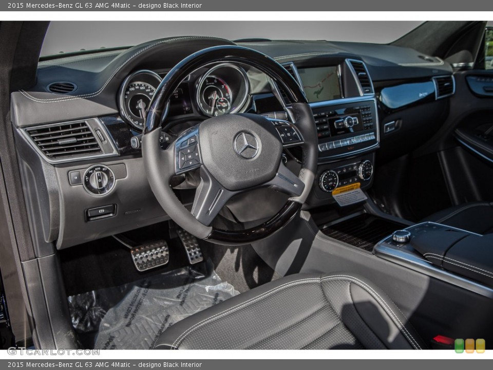 designo Black Interior Photo for the 2015 Mercedes-Benz GL 63 AMG 4Matic #102240202