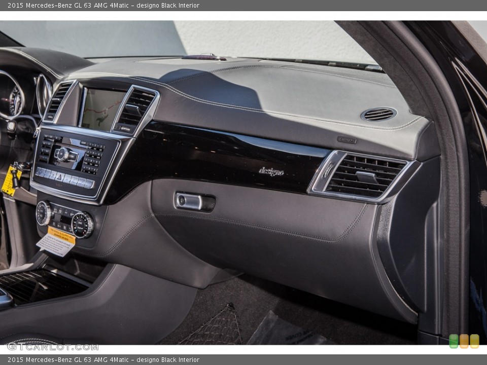 designo Black Interior Dashboard for the 2015 Mercedes-Benz GL 63 AMG 4Matic #102240343