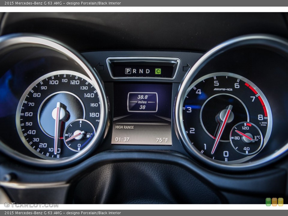 designo Porcelain/Black Interior Gauges for the 2015 Mercedes-Benz G 63 AMG #102240793