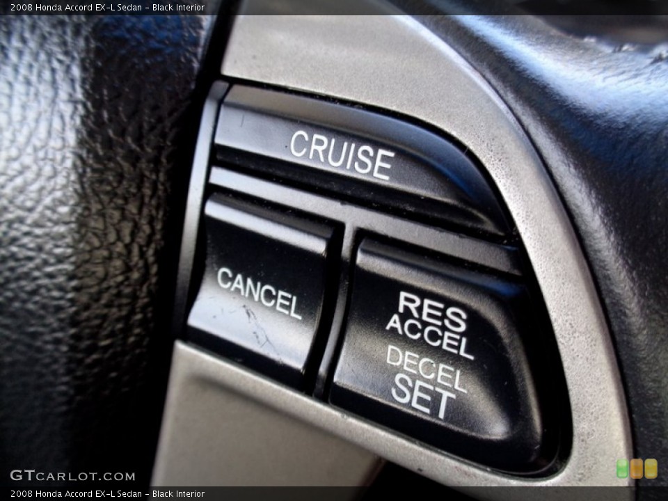 Black Interior Controls for the 2008 Honda Accord EX-L Sedan #102240823