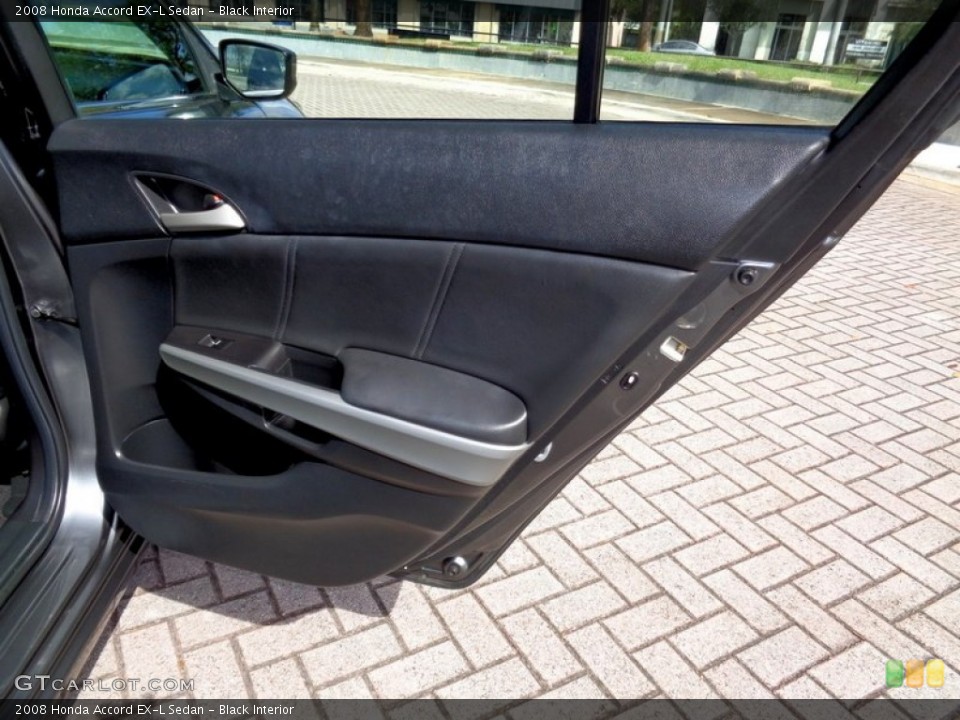 Black Interior Door Panel for the 2008 Honda Accord EX-L Sedan #102240889