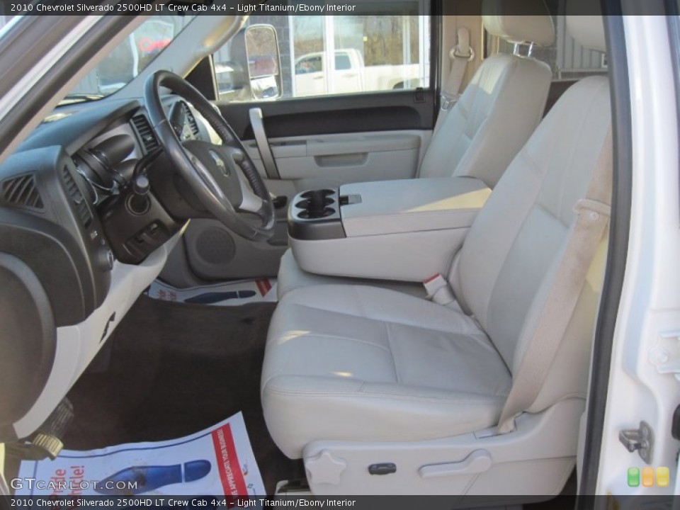 Light Titanium/Ebony Interior Photo for the 2010 Chevrolet Silverado 2500HD LT Crew Cab 4x4 #102243516